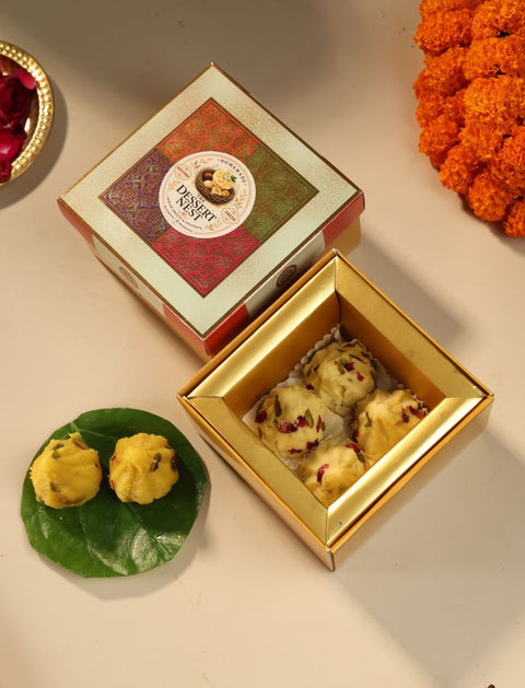 Rasmalai Modak 4Pcs Box (Delivered Separately Next Day)