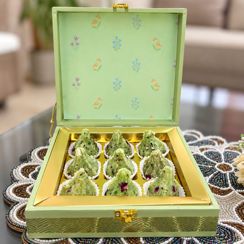 Paan Modak - 9 Pcs Box (Delivered Separately Next Day)