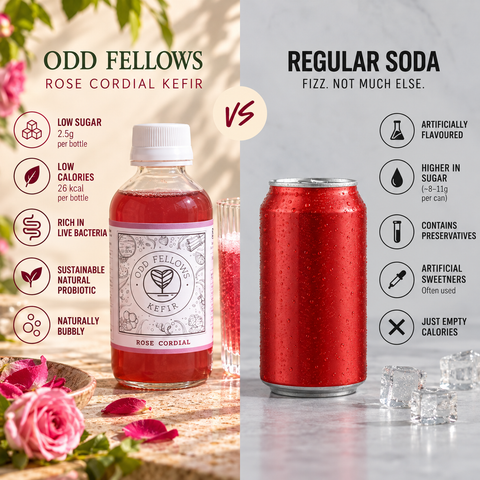 Odd Fellow Brews Rose Cordial Sparkling Kefir 200 ml