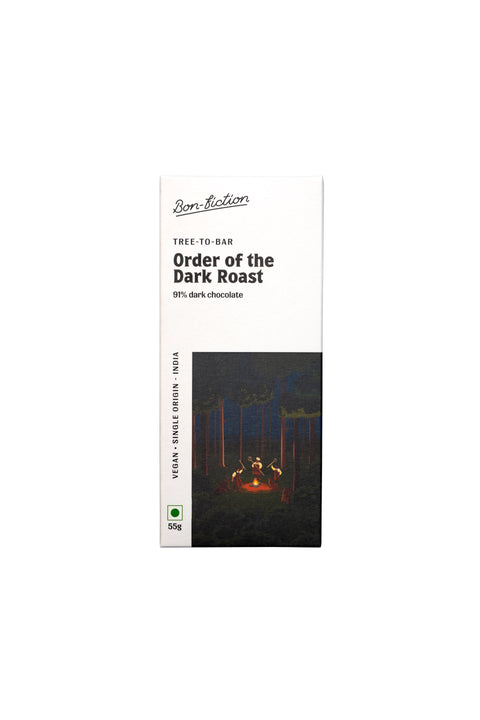 Order of the Dark Roast- 91% Dark Chocolate Net Weight: 55gms