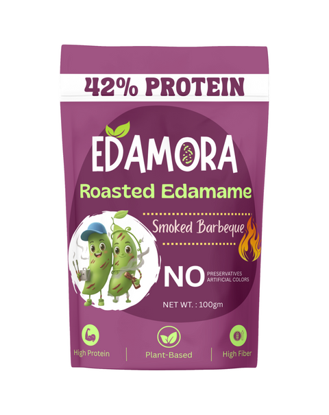 EDAMORA Roasted Edamame – Smoked Barbeque 100grams