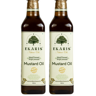 Wood Pressed Black Mustard Oil - 1 Liter