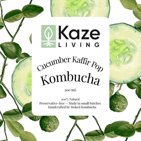 Cucumber Kaffir Lime Kombucha