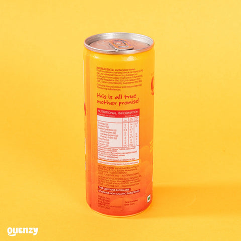 Quenzy Orange cream Prebiotic soda  250ml