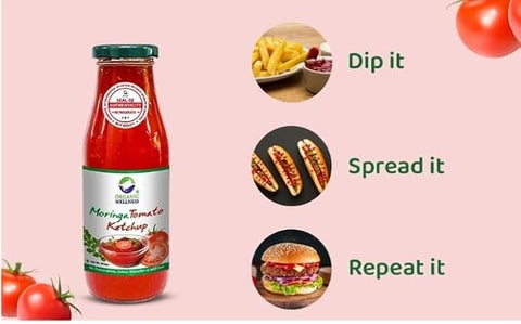 Organic Wellness Moringa Tomato Ketchup 350 grams