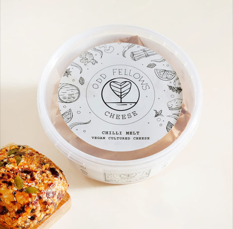 Vegan Cultured Cheese Chilli Melt