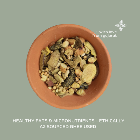 Ponk Trail-Mix with Curry Leaves in Ghee