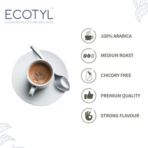 Ecotyl Organic Coffee Glass Bottles 200 grams