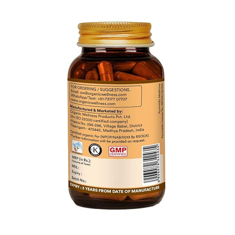 Organic Wellness Haritaki 90 Capsules