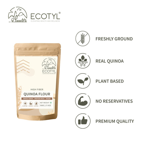 Ecotyl Quinoa Flour | High Protein | Nutritious Flour | 500g