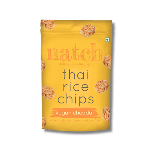 Natch Thai rice chips - vegan cheddar 100grams