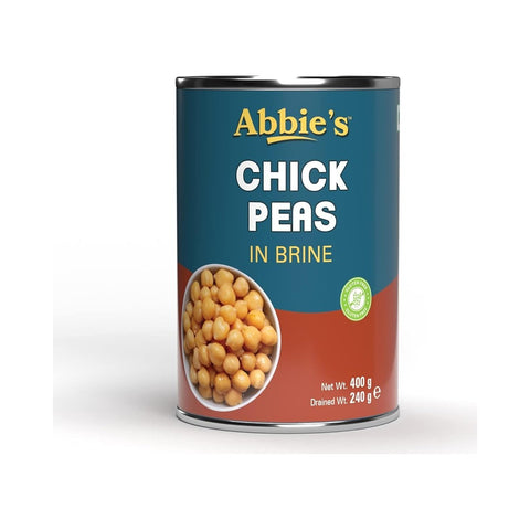 Abbie's Canned Chick Peas in Brine 400g