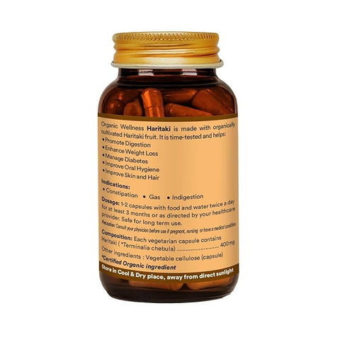Organic Wellness Haritaki 90 Capsules