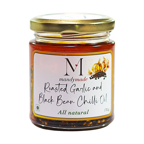 Mandymade Roasted Garlic and Black Bean Chilli Oil