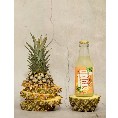 Stoked Kombucha Pineapple Ginger Zing 200ml
