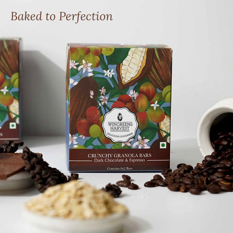 Crunchy Granola Bars - Dark Chocolate & Espresso (Single)