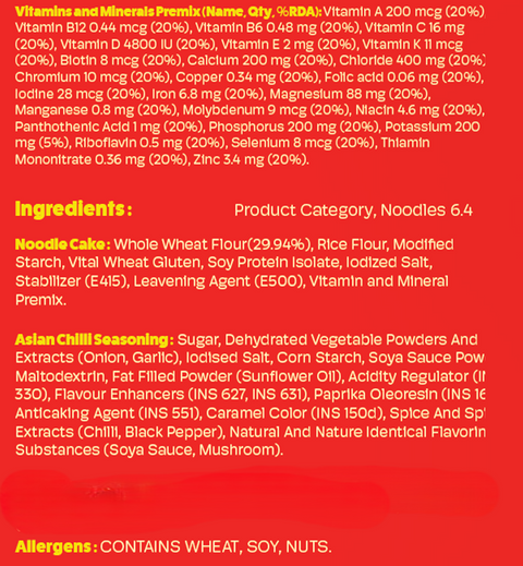 Jify Korean Ramen, Chilli Flavour 72grams
