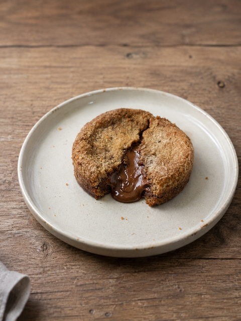 Molten Nutella - Coconut Cookie Dough Cake