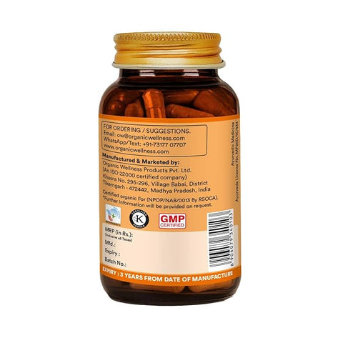 Organic Wellness Bowel Move 90 Capsules