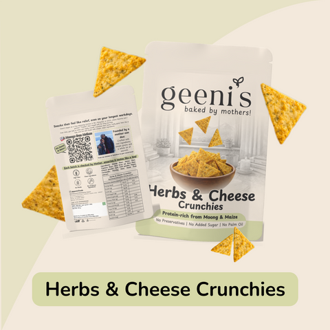 Geeni's Herbs & Cheese Crunchies