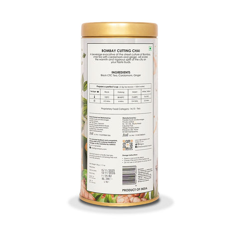 TGL Co. Bombay Cutting Chai (50Gm Tin) 50g