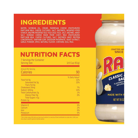 Ragu Cheese Classic Alfredo Sauce 453g