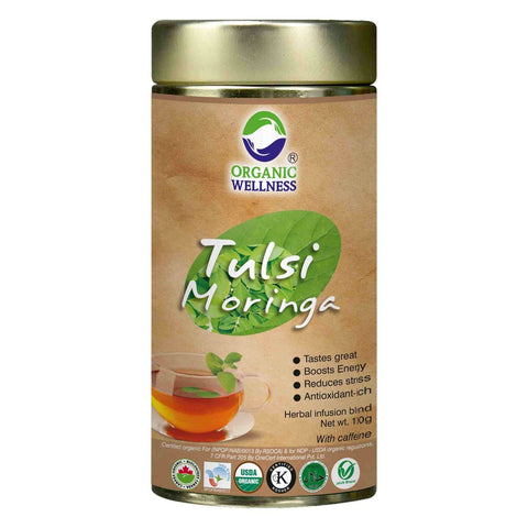 Organic Wellness Tulsi Moringa (Tin) 100 grams