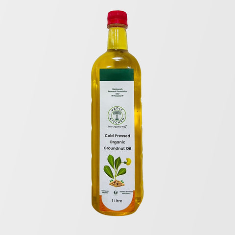 Vedic Kitchen Organic Groundnut Oil (Certified Organic) 1 Litr