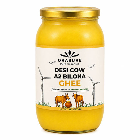 Orasure Organics A2 Desi Cow Ghee 1L