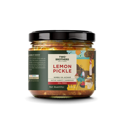 Lemon Pickle Sweet and Sour 300g | Oil Free & Vinegar Free Lime Pickle
