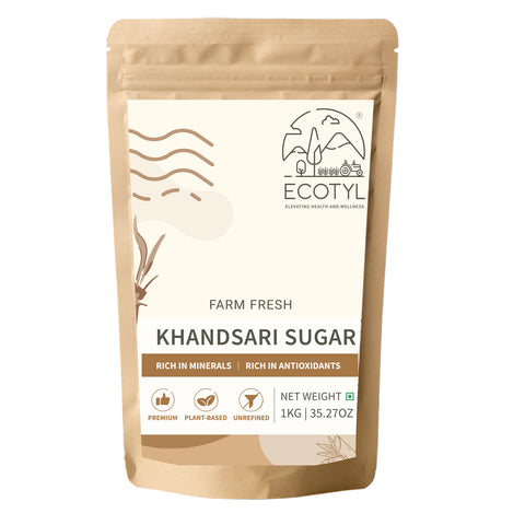 Ecotyl Khandsari Sugar | Unrefined Natural Sweetener | Rich in Malth | 200g