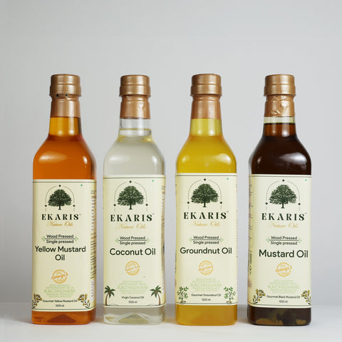 Wood Pressed Yellow Mustard Oil - 1 Liter