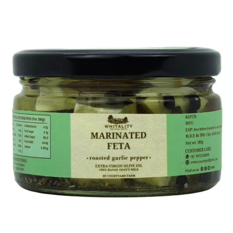 Marinated Feta Roasted Garlic (Delivered Separately)