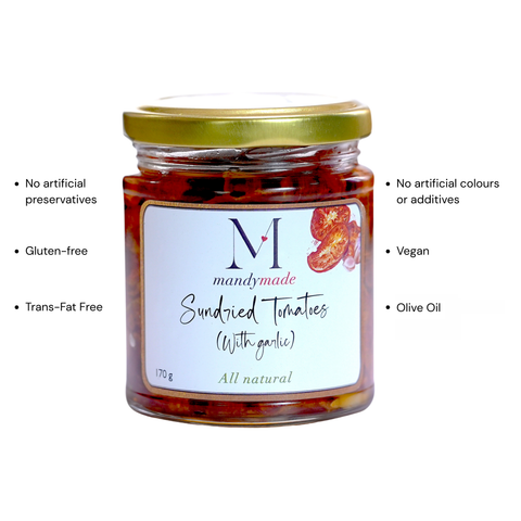 Mandymade Sundried Tomatoes with Garlic