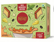 RUSKLE No Maida Italian Herb Flavoured Rusk