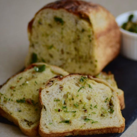 Green chilli Thecha sourdough