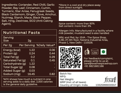 Dal Makhni Spice-Mix