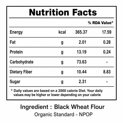 Orasure Organics Black Wheat Flour