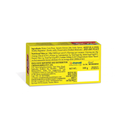 El Yucateco Achiote Paste - Condimented Paste 100g