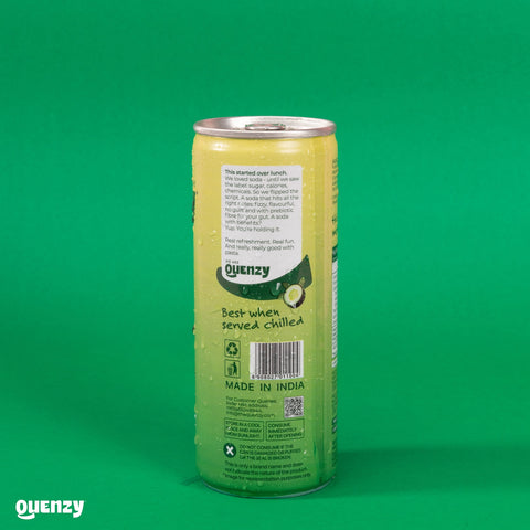 Quenzy Cucumber mint Prebiotic soda (Pack of 3)