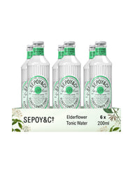 Sepoy & Co Elderflower Tonic Water (Pack of 6)