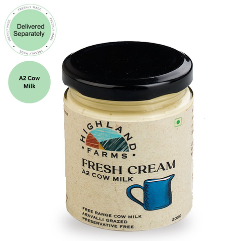 Fresh Cream(A2 Cow Milk) (Delivered Separately)