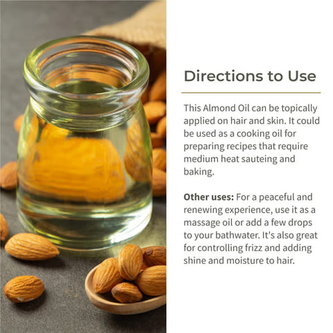 (Cold-Pressed) Almond Oil (Pack of 3)