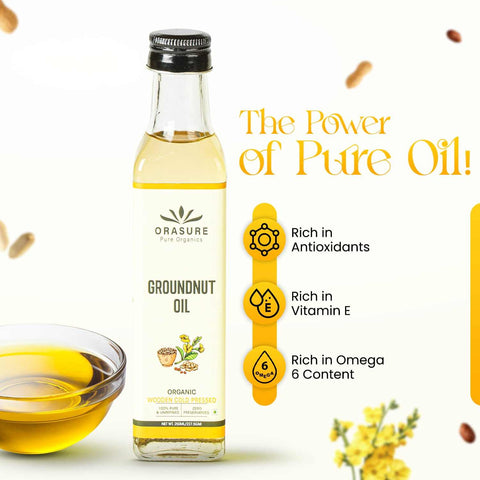 Orasure Organics Groundnut Oil