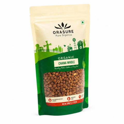 Orasure Organics Kala Chana Whole