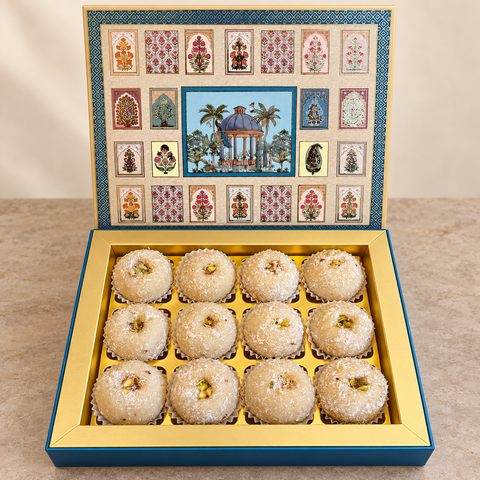 Nariyal Noor - Coconut Laddoos - (Delivered Separately Next Day)