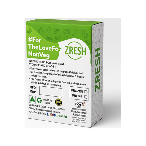 ZRESH Frozen Goat Meat Curry Cut (6-8 piece)