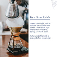 Organic Coffee Glass Bottles