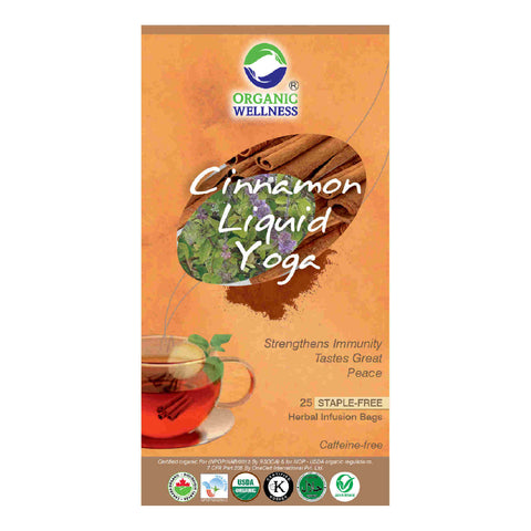 Organic Wellness Cinnamon Liquid Yoga (25 Tea Bags)