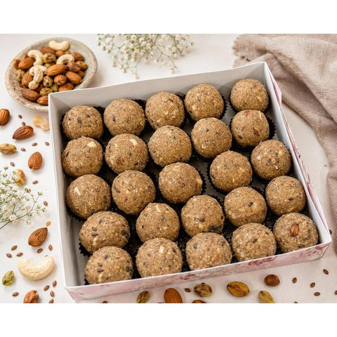 Atta Dryfruits Laddoos (Maa ki Virasat)  (Delivered Separately Next Day)